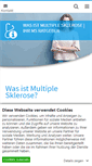 Mobile Screenshot of multiplesklerose.com